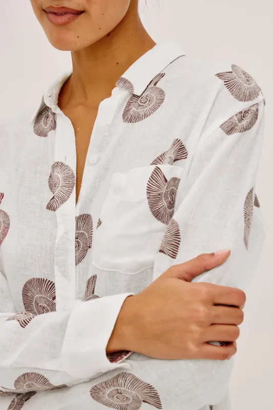 RAILS CHARLI SHIRT SPIRAL SHELLS