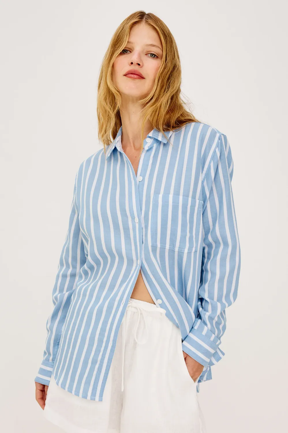 RAILS FREEMAN SHIRT SALTWATER STRIPE