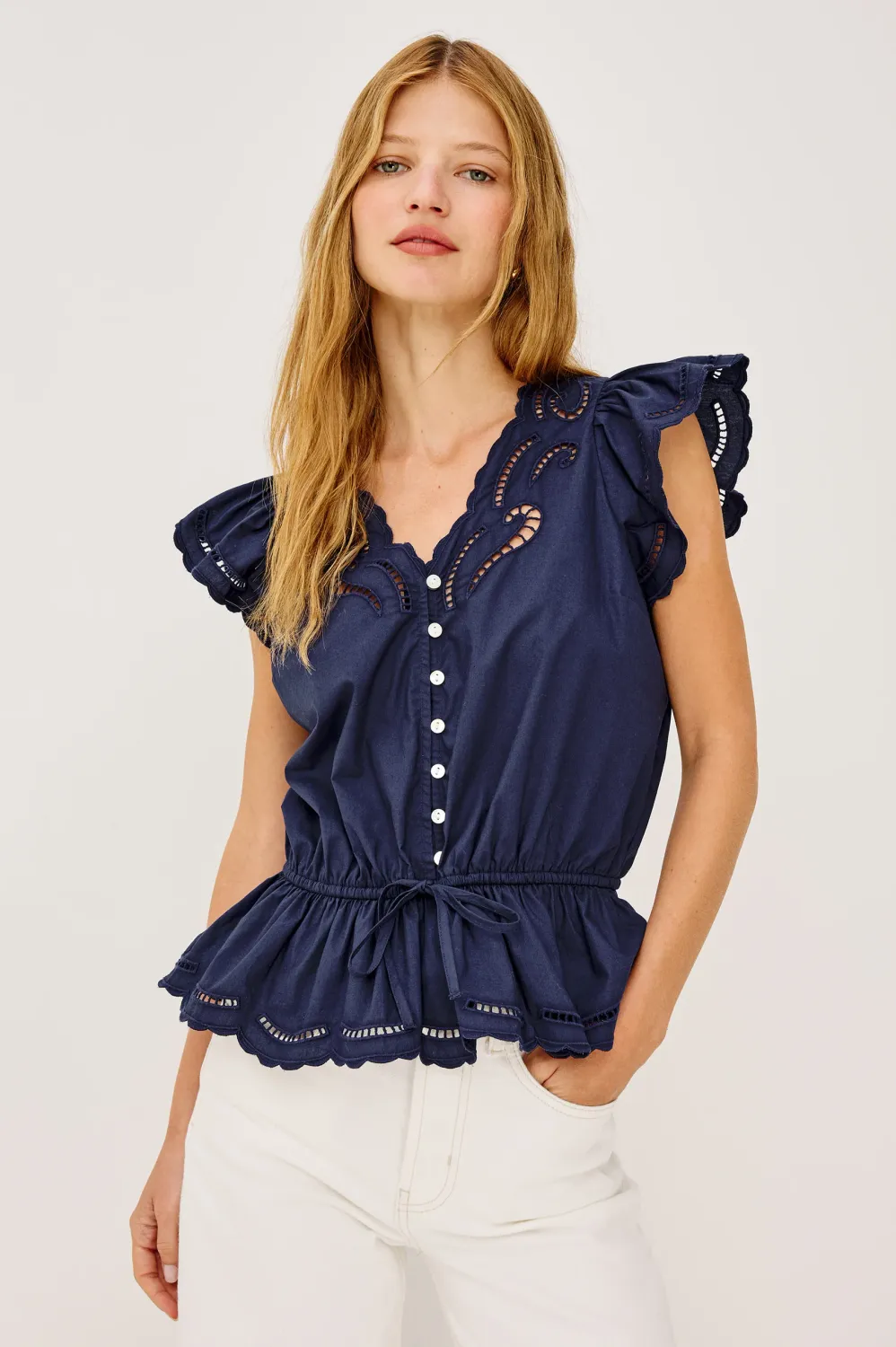 RAILS SANDI TOP NAVY