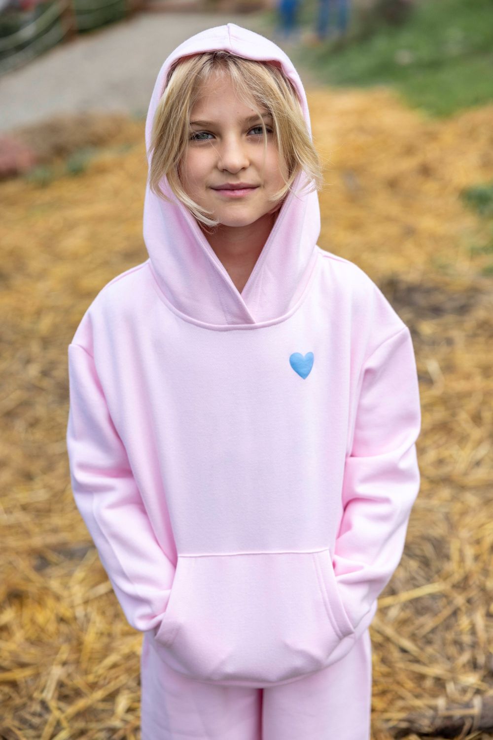 FEATHER 4 ARROW HADLEY COZY HOODY PINK MARSHMALLOW
