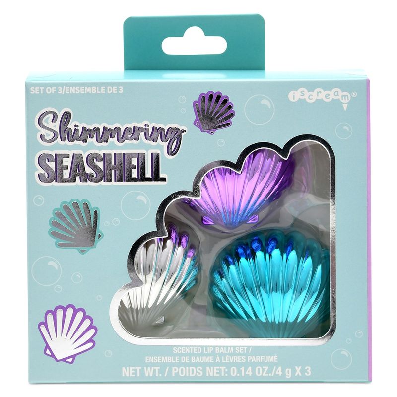 I SCREAM SEASHELL LIP BALM TRIO