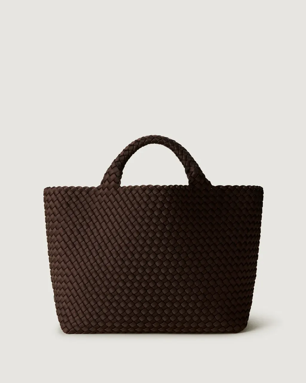NAGHEDI ST BARTHS MEDIUM TOTE CHOCOLATE