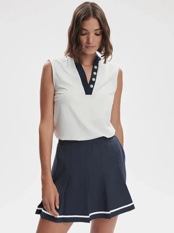 Varley clarendon 2.0 high rise skort 16 blue nights