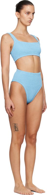 HUNZA G PATRICIA 2 PC BIKINI SKY BLUE