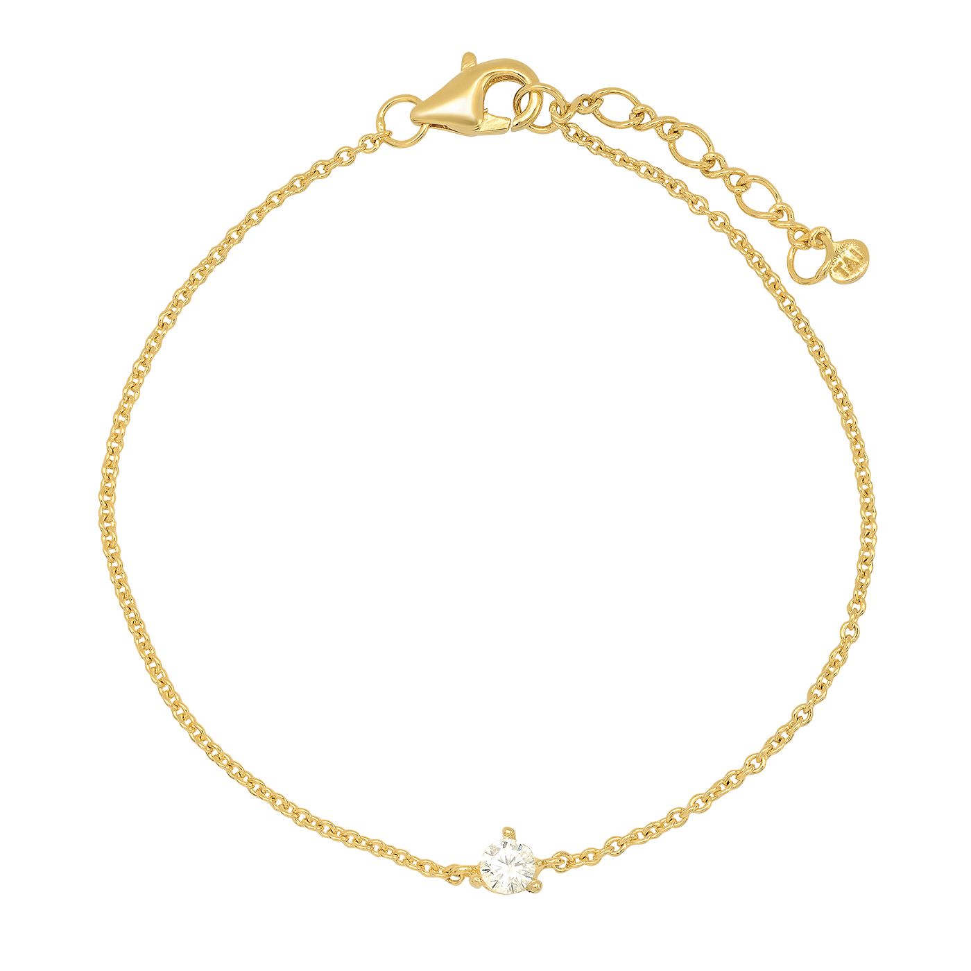 Tai Chain Bracelet with CZ Gold*