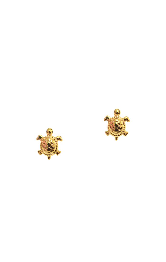 Tai Turtle Stud Gold