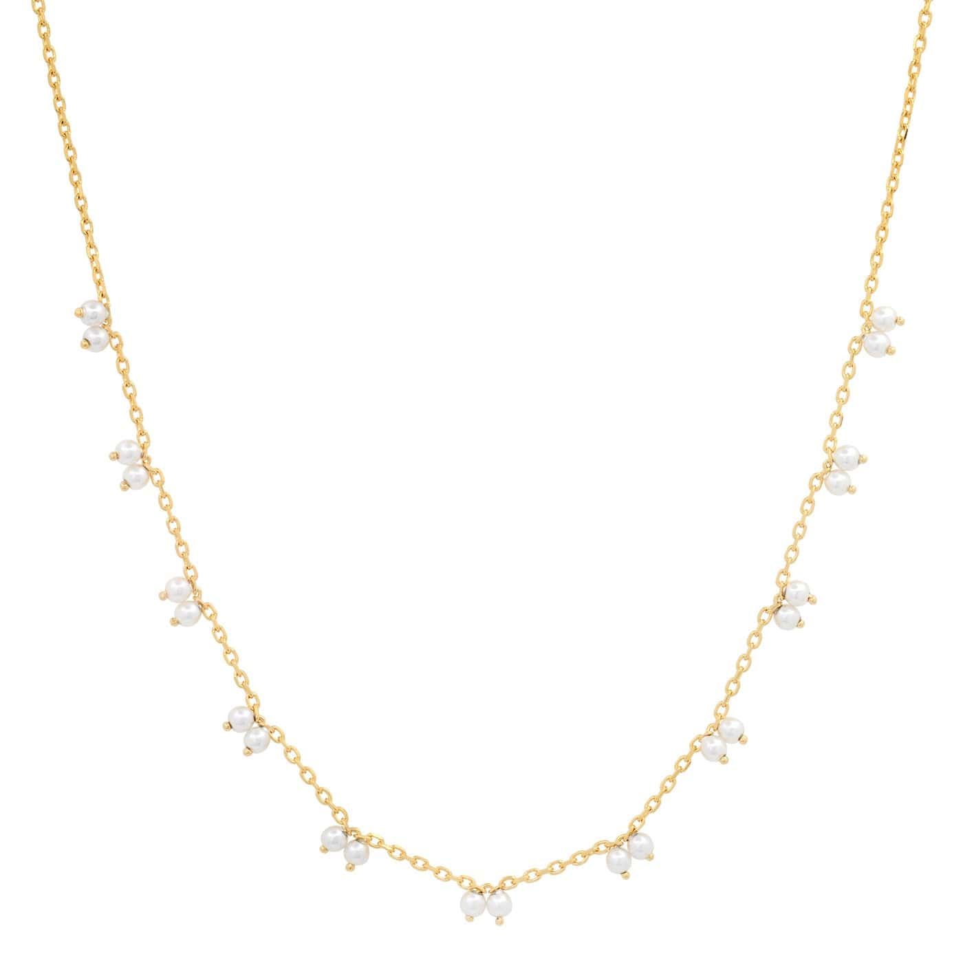 Tai Chain with Tiny Pearl Stations Gold*