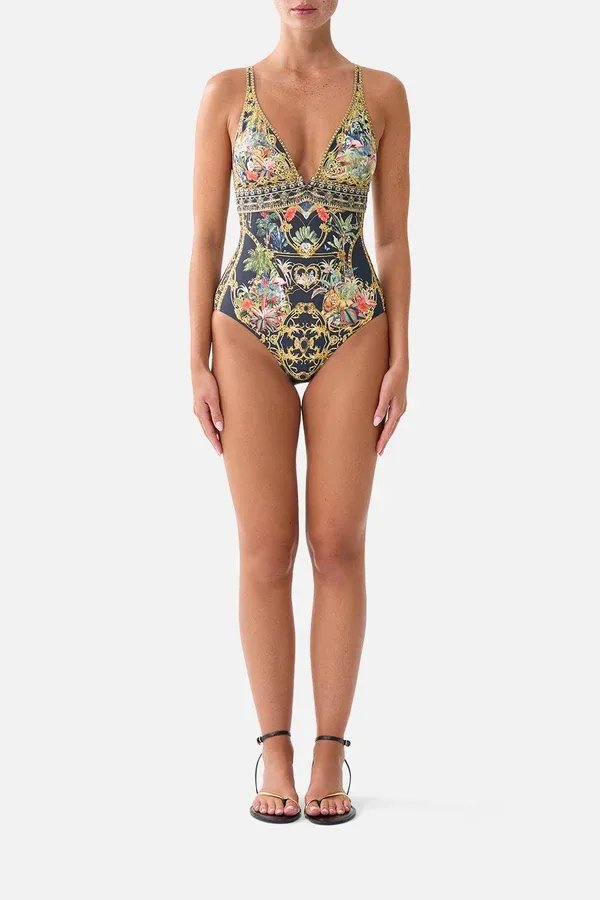 CAMILLA HIGH TRI ONE PIECE W FRONT TRIM PALACE ZOOLOGY