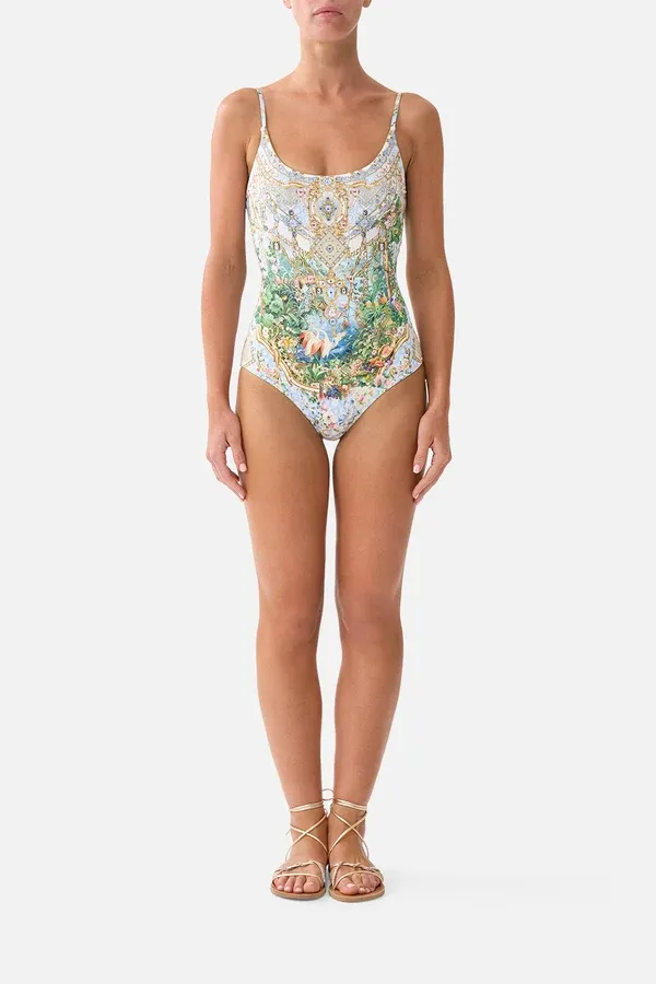 CAMILLA SCOOP NECK ONE PIECE W SCOOP BACK SISI SOCIETY