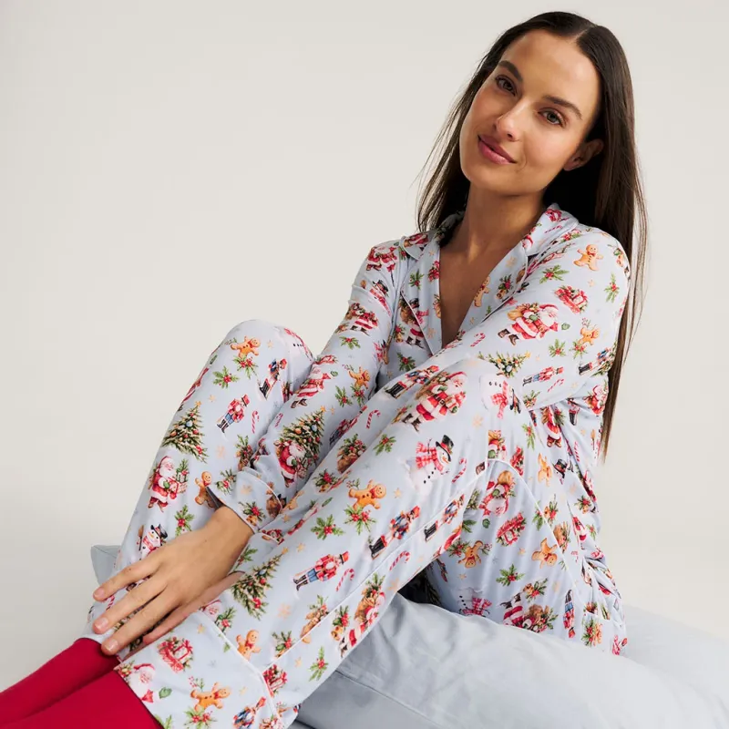 Posh Peanut Saint Nicolas - Women's Luxe Pajama Pant Set