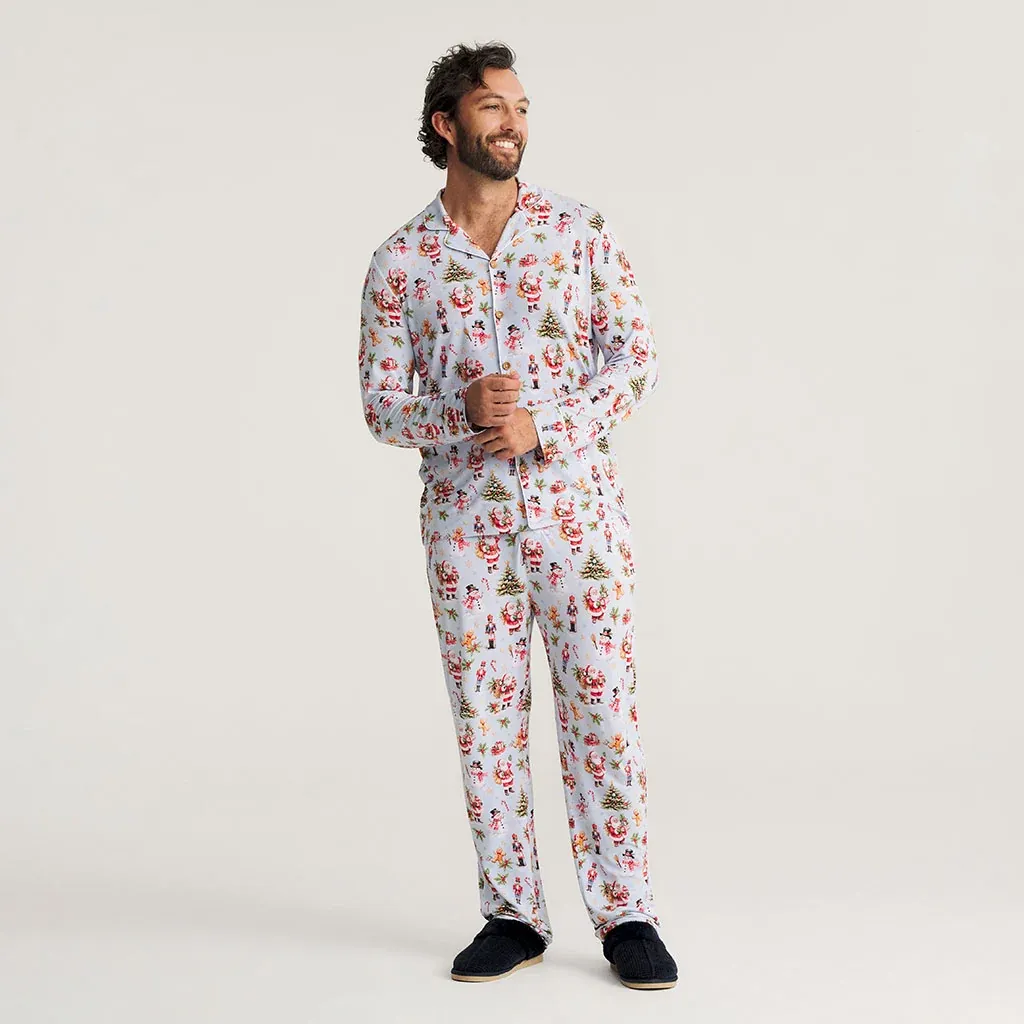 Posh Peanut Saint Nicolas - Men's Luxe Pajama Pant Set