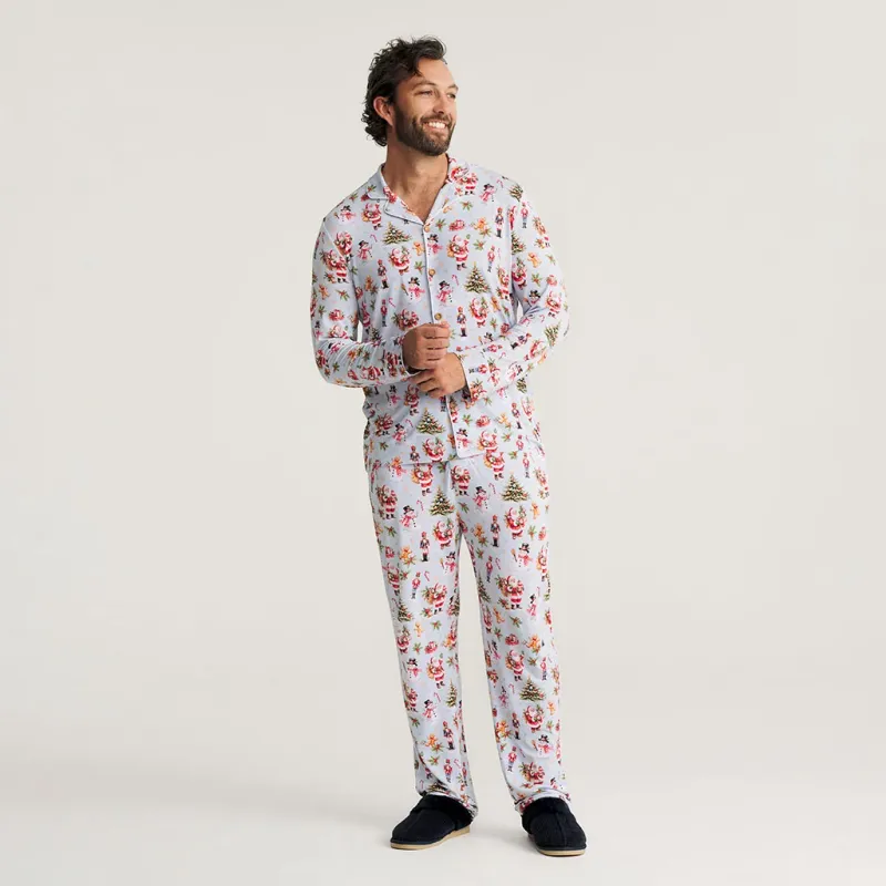Posh Peanut Saint Nicolas - Men's Luxe Pajama Pant Set