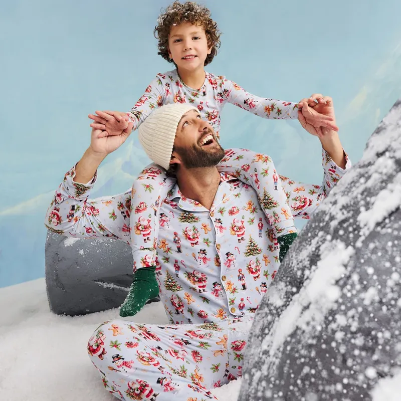 Posh Peanut Saint Nicolas - Men's Luxe Pajama Pant Set