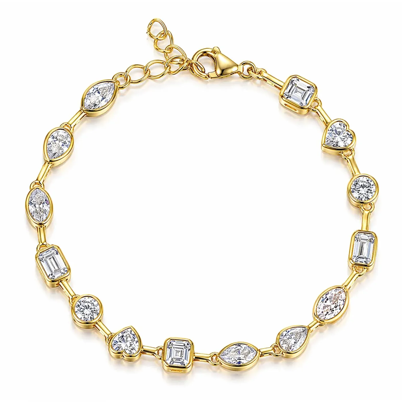 TAI Marbella Link Bracelet 6"+1 Lobster Clasp