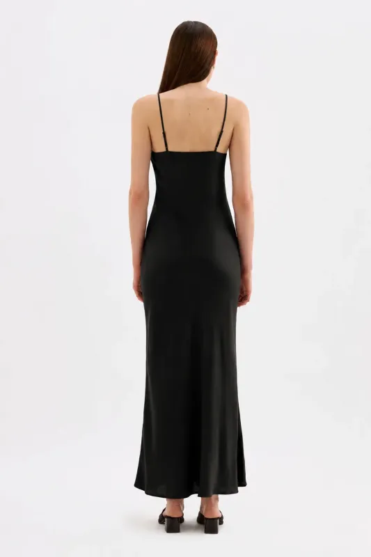 Nude Lucy Tilly Tencel Maxi Dress Black