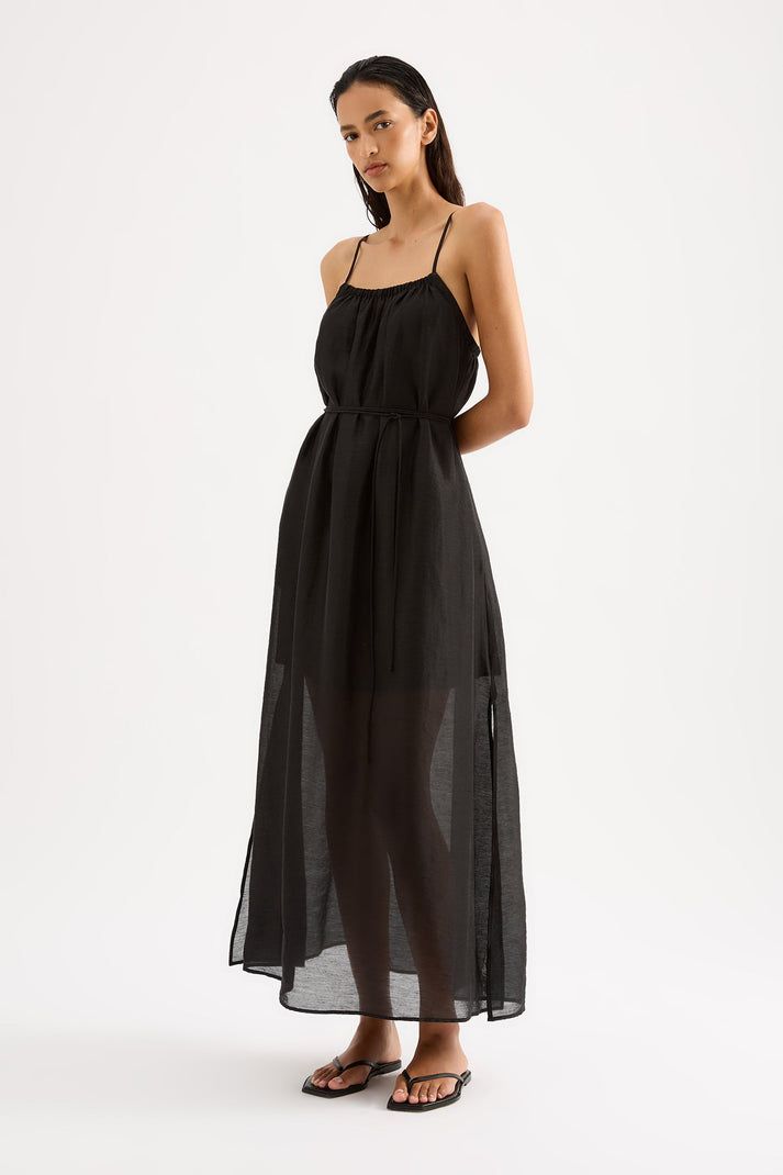 Nude Lucy Ziki Maxi Dress Black