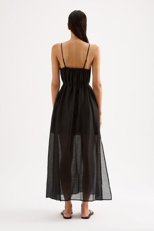 Nude Lucy Ziki Maxi Dress Black