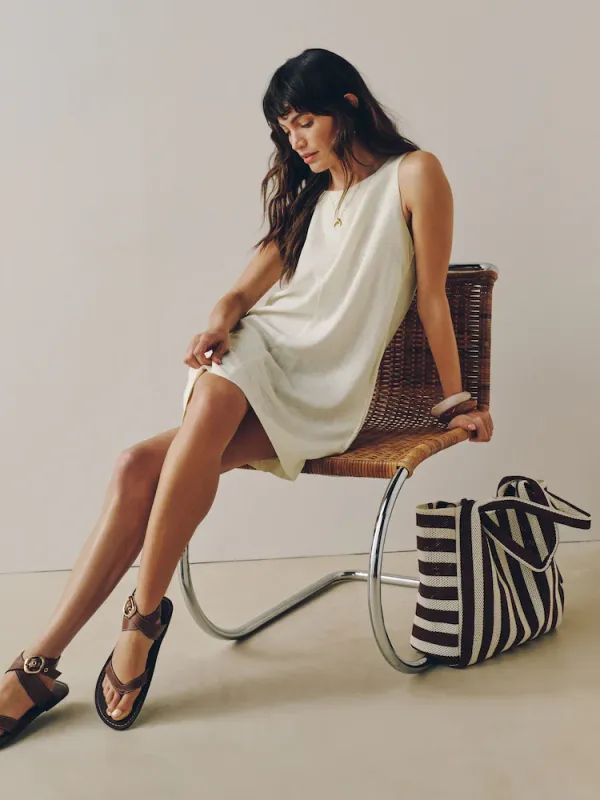 Nude Lucy Nemi Linen Mini Dress Chamomile