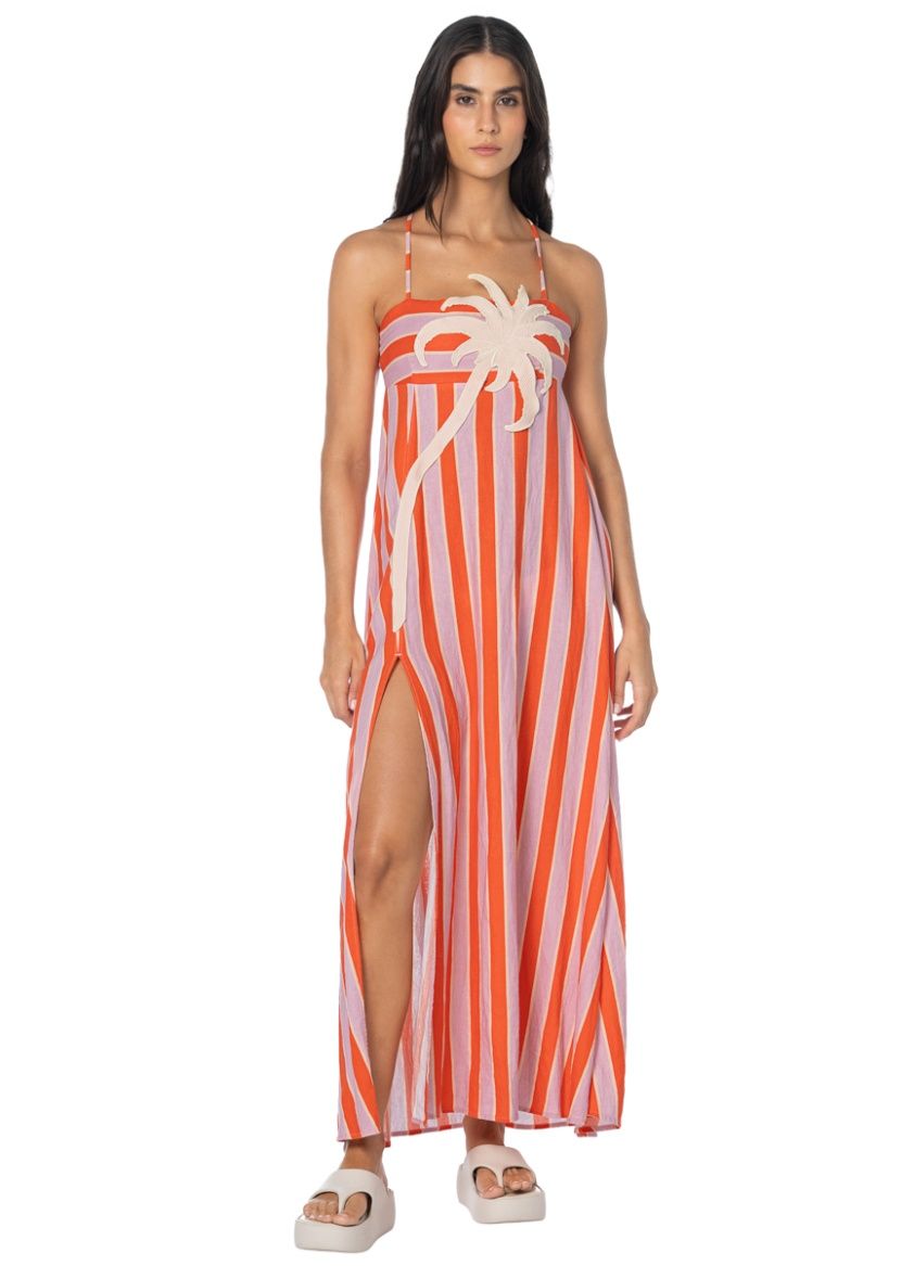 MAAJI ENDLESS TIDE LIFFEY DRESS RED