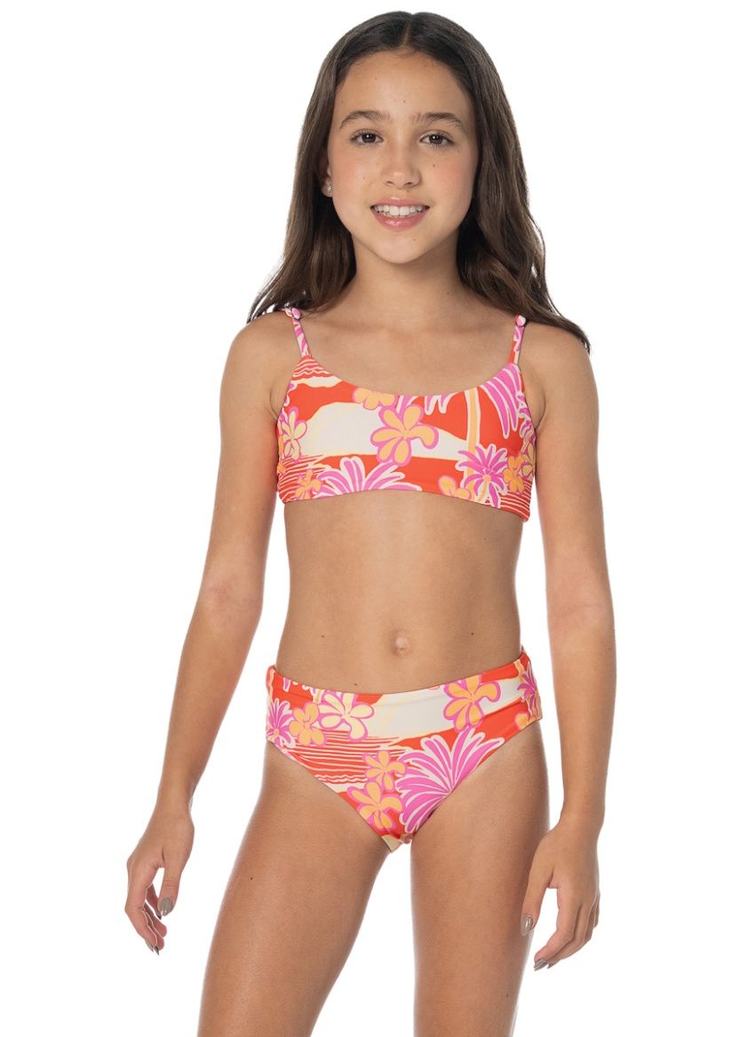 MAAJI HIDDEN LAGOON UTAH GIRLS SWIMWEAR RED