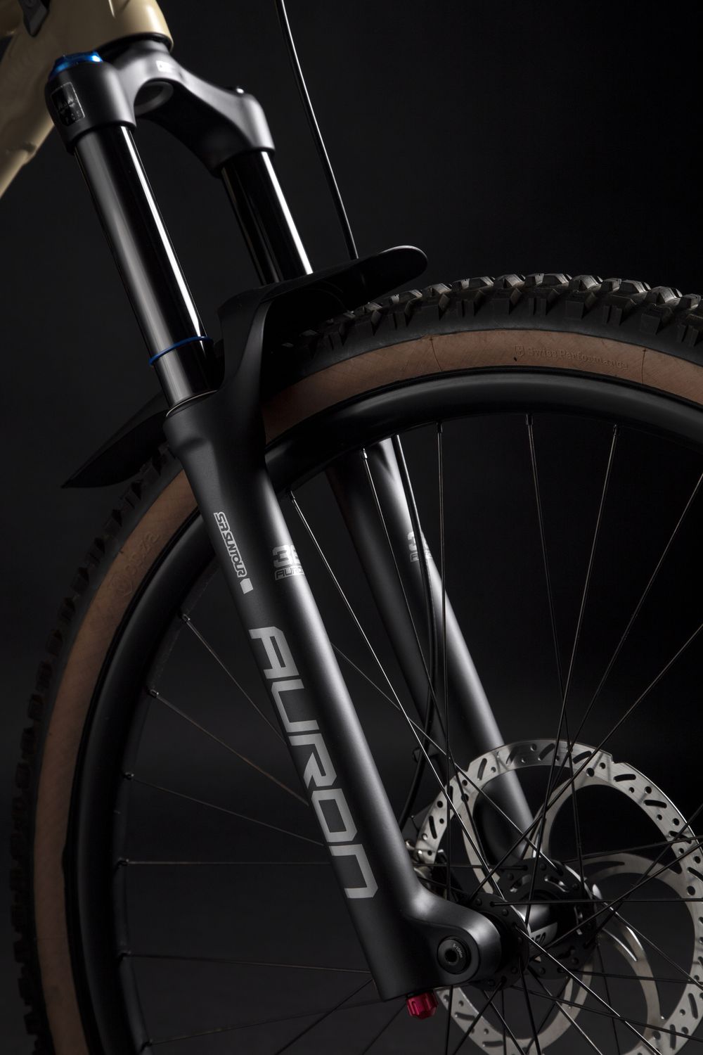 #SF25 AURON36-EVO-EQ-Boost RC+-PCS DS 15AH2-110 27.5 160mm GUNMETAL GREY  / Tan decal(Matte YS941 w/ Gloss Pantone 468 Decals)