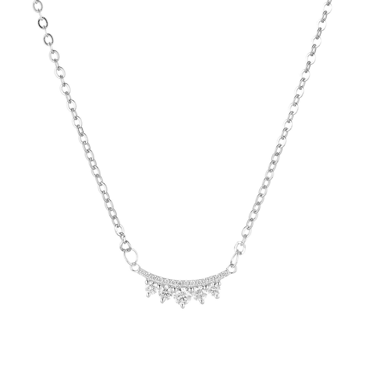 14K White Gold Natural Diamond  Pendant MZ9260 Natural Diamond