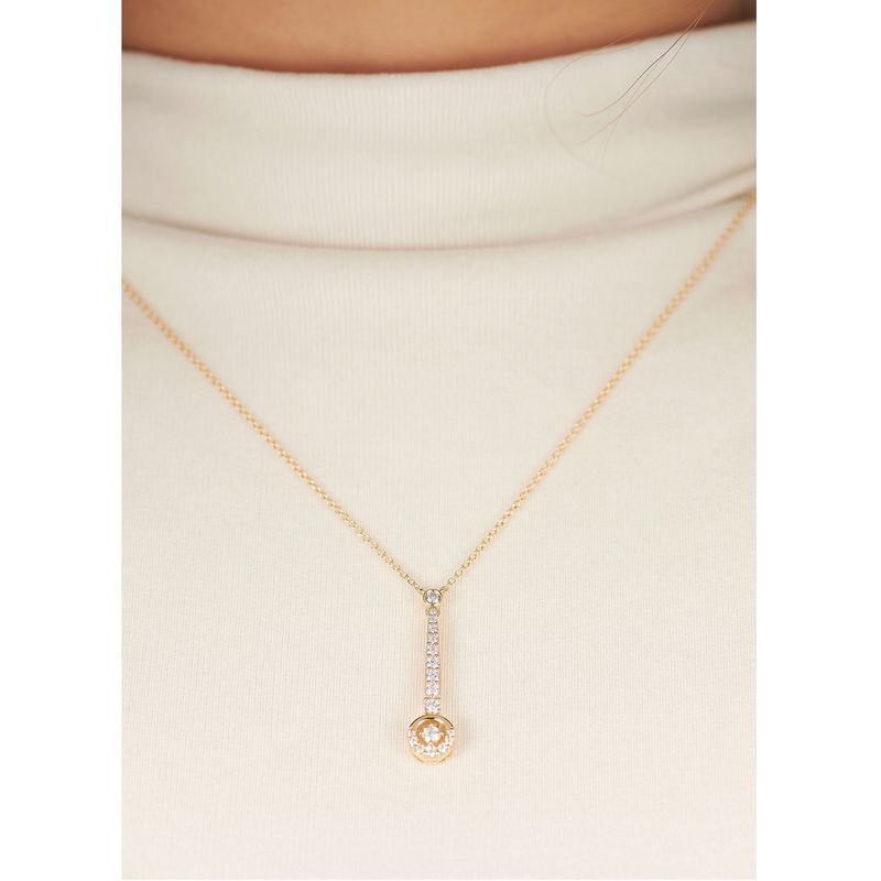 14K Yellow Gold Natural Diamond  Pendant MZ71647 Natural Diamond