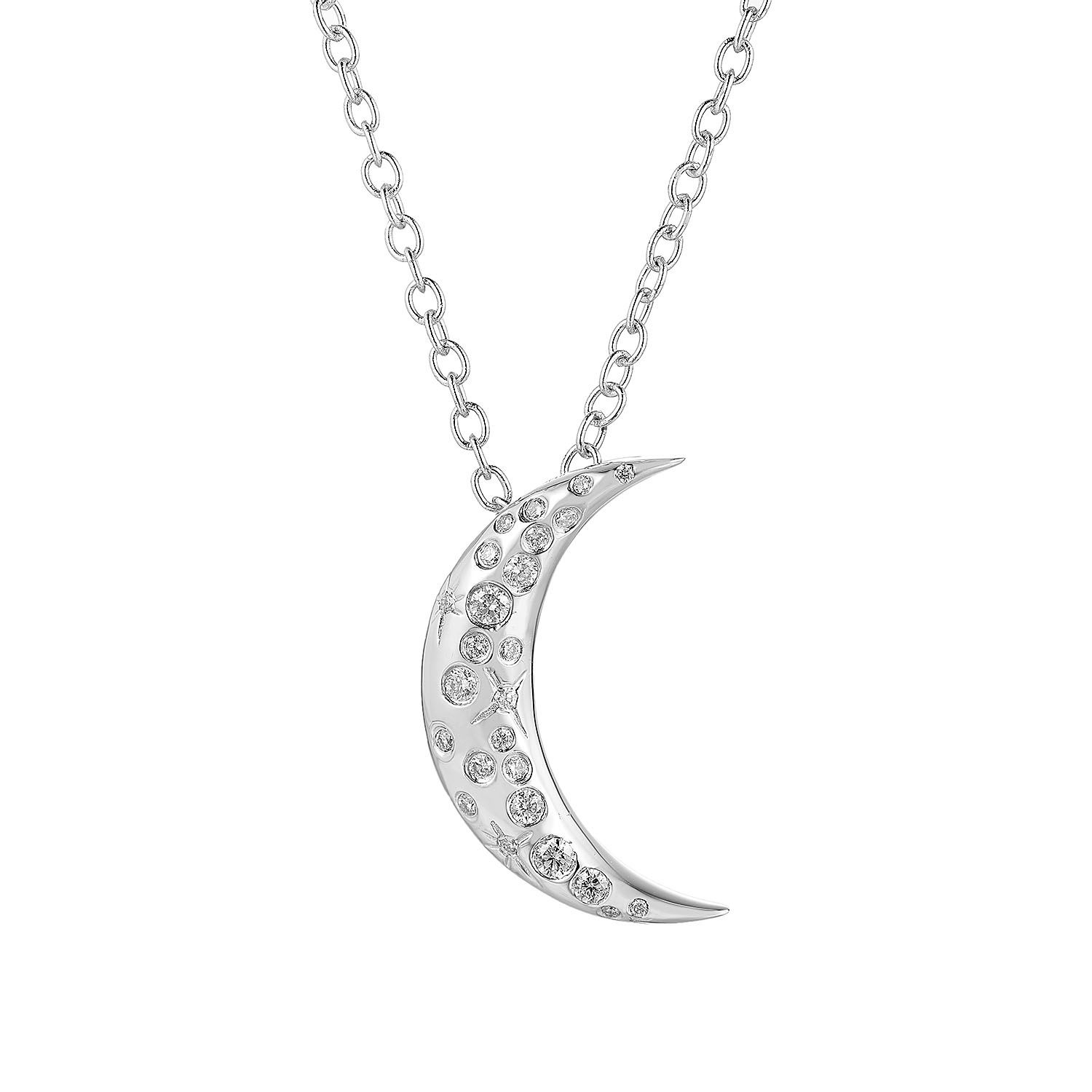 14K White/Yellow Gold Natural Diamond  Pendant MZ71251 Natural Diamond, Colour: White