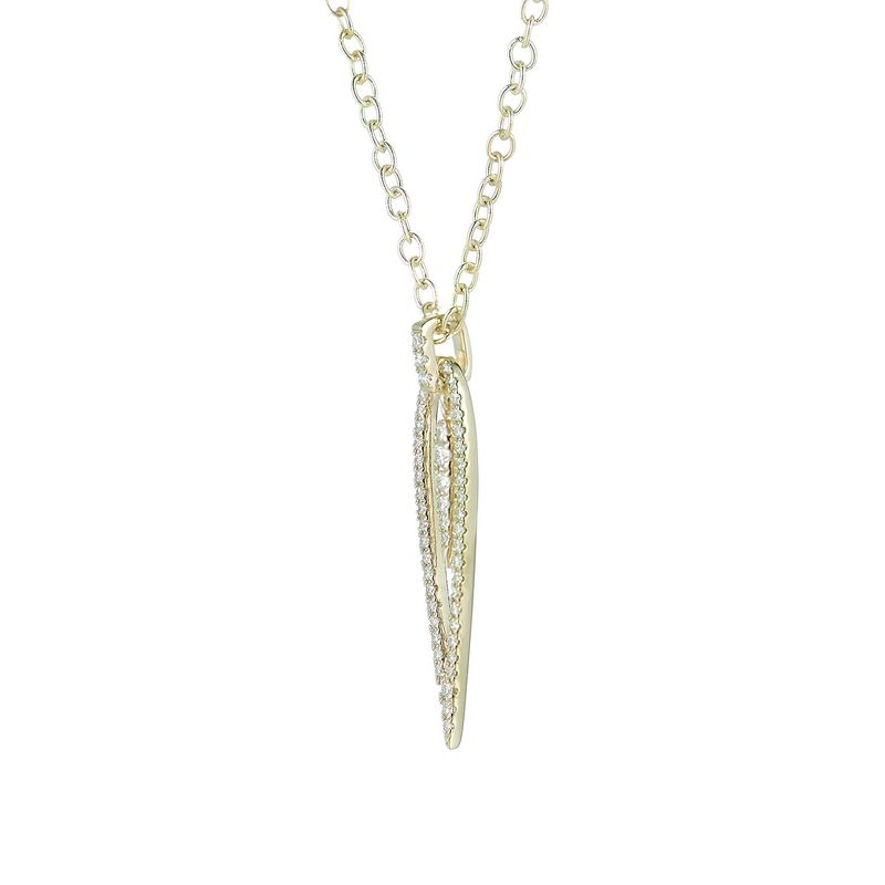 14K Yellow Gold Natural Diamond  Pendant MZ71176 Natural Diamond