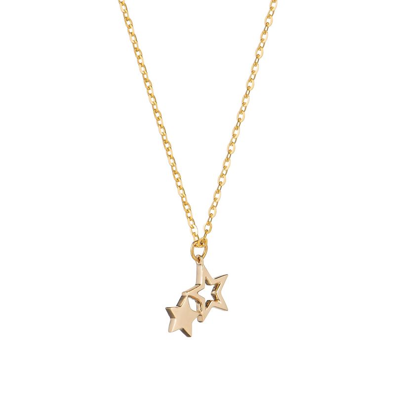 14K Yellow Gold Natural Diamond  Pendant MZ7622 Natural Diamond