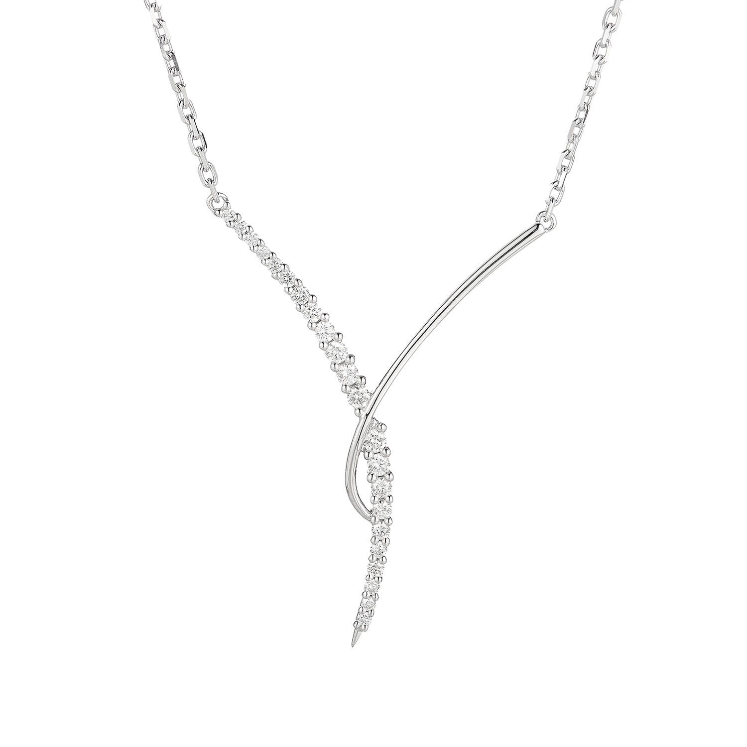 14K White Gold Natural Diamond  Pendant MZ9144 Natural Diamond
