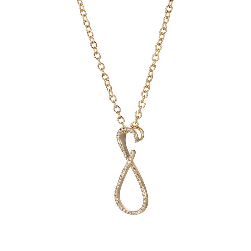 14K Yellow Gold Natural Diamond  Pendant MZ9145 Natural Diamond