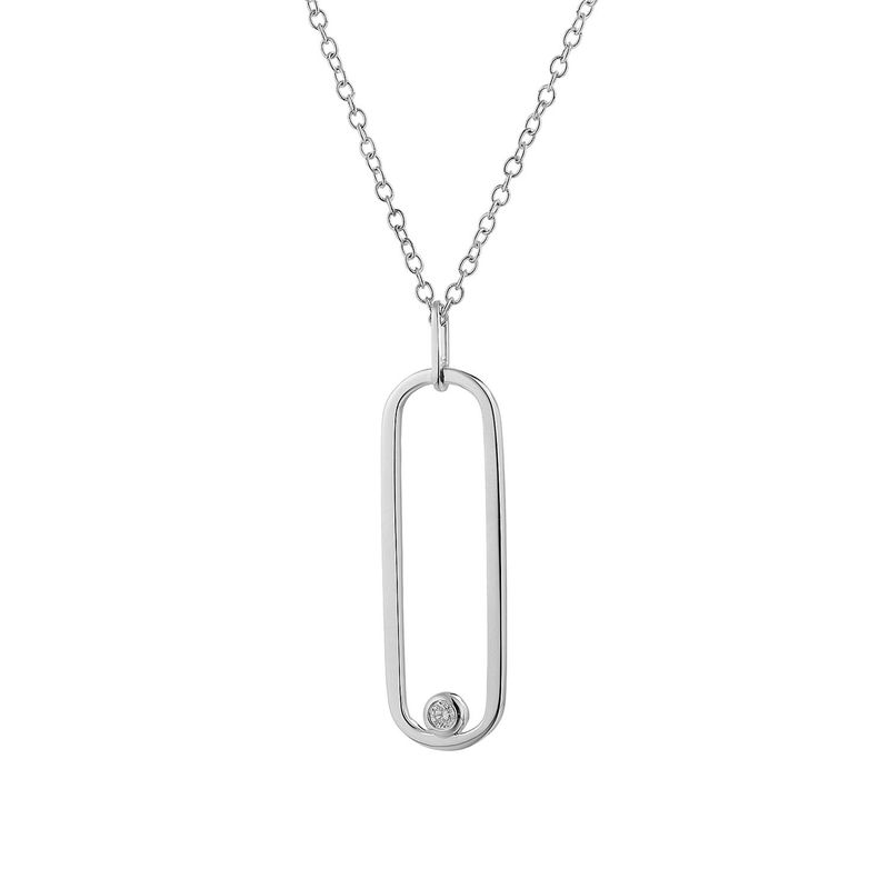 14K White/Yellow Gold Natural Diamond  Pendant MZ71160 Natural Diamond