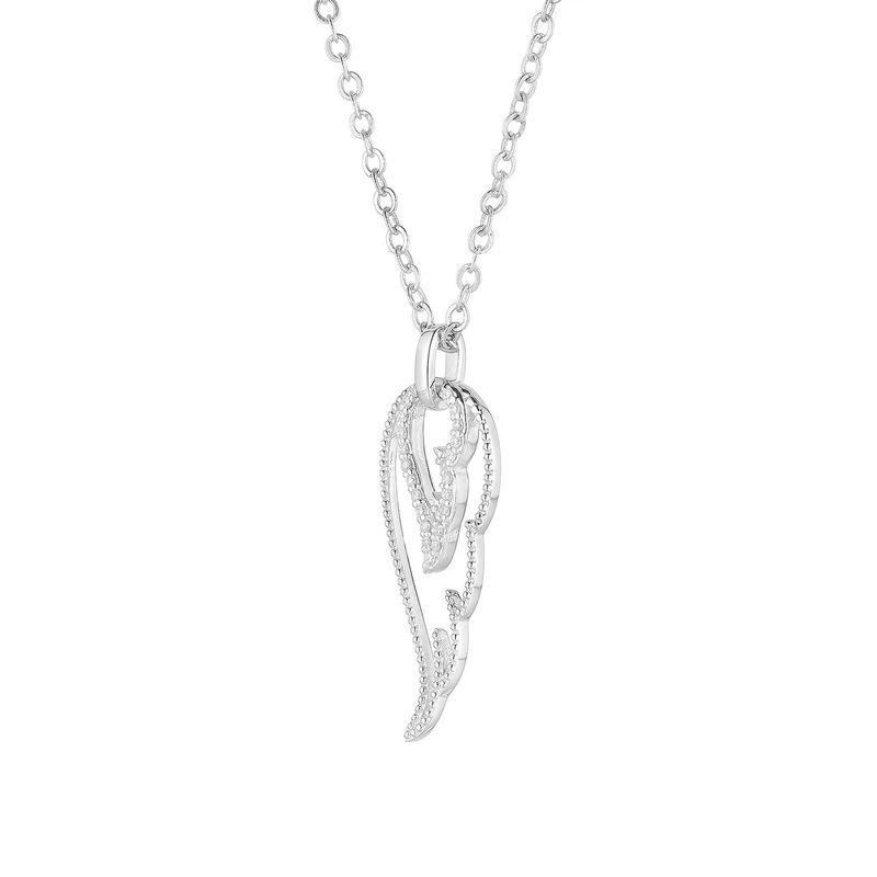 14K White Gold Natural Diamond  Pendant MZ9759 Natural Diamond