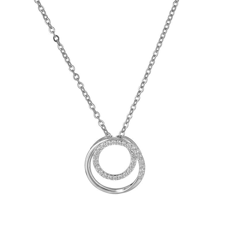 14K White Gold Natural Diamond  Pendant MZ9299 Natural Diamond