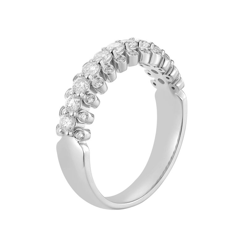 14K Yellow/White Gold Natural Diamond  Wedding Band GP283