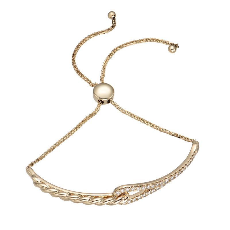 14K Yellow Gold Natural Diamond  Bracelet MZ7790