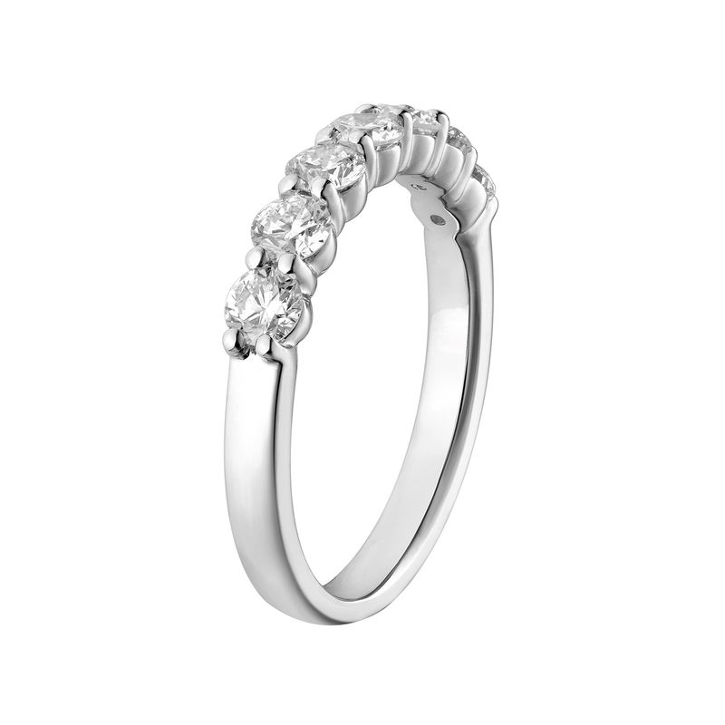 14K White Gold Natural Diamond  Anniversary Wedding Band MZ7328