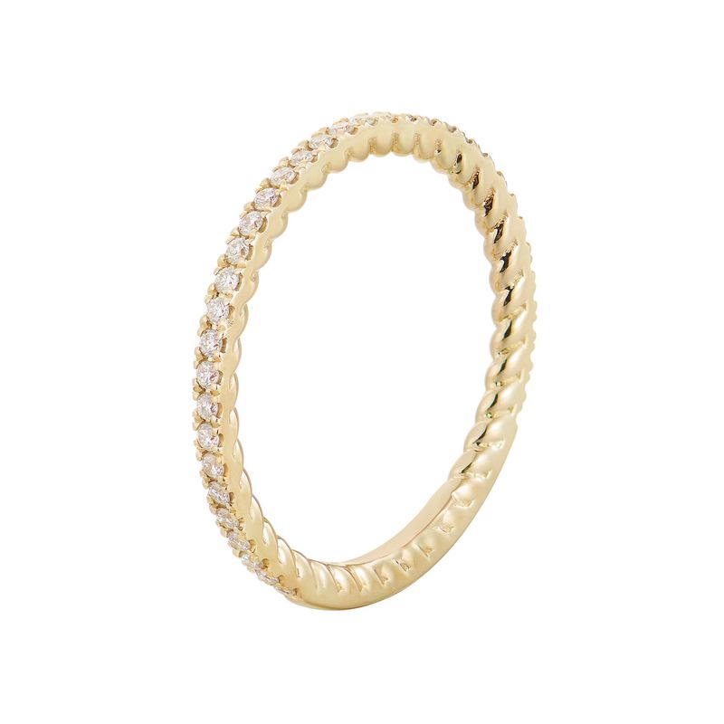 14K Yellow/ White Gold Round Natural Diamond  Wedding MZ1417-1