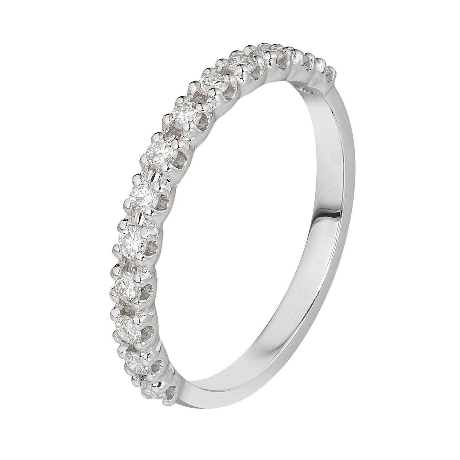 14K White/Yellow Gold Natural Diamond  Band  MZ1323-2