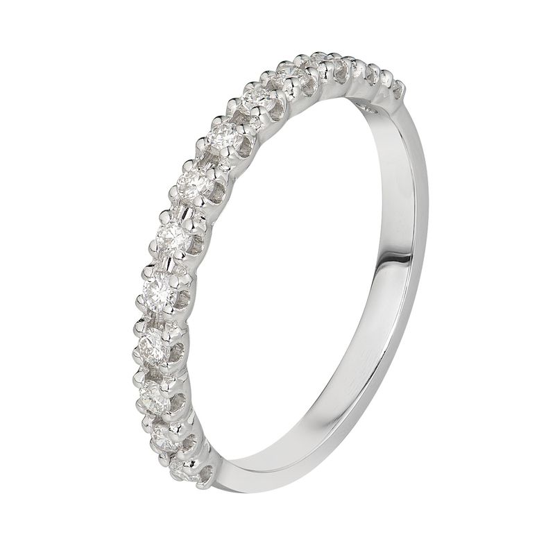 14K White/Yellow Gold Natural Diamond  Band  MZ1323-2