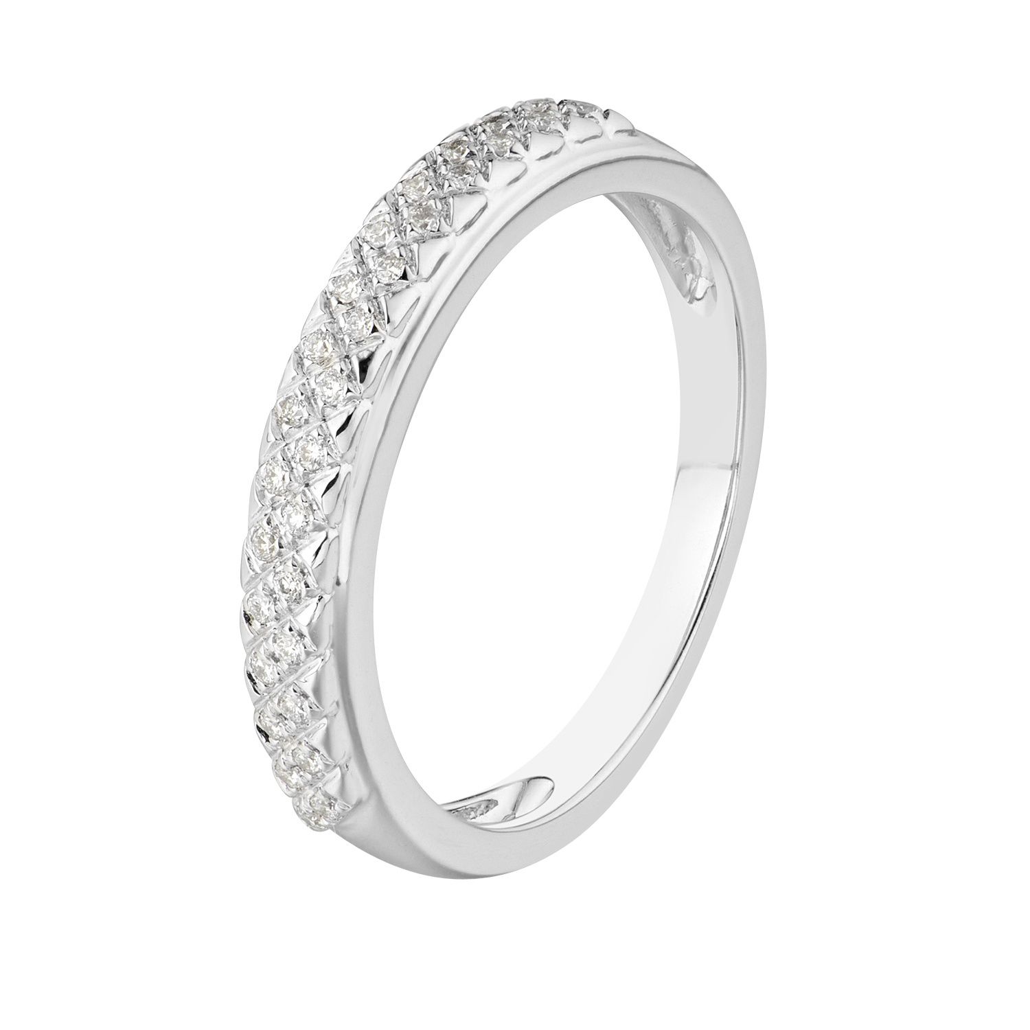 14K White Gold Natural Diamond  Band MZ5231 Natural Diamond