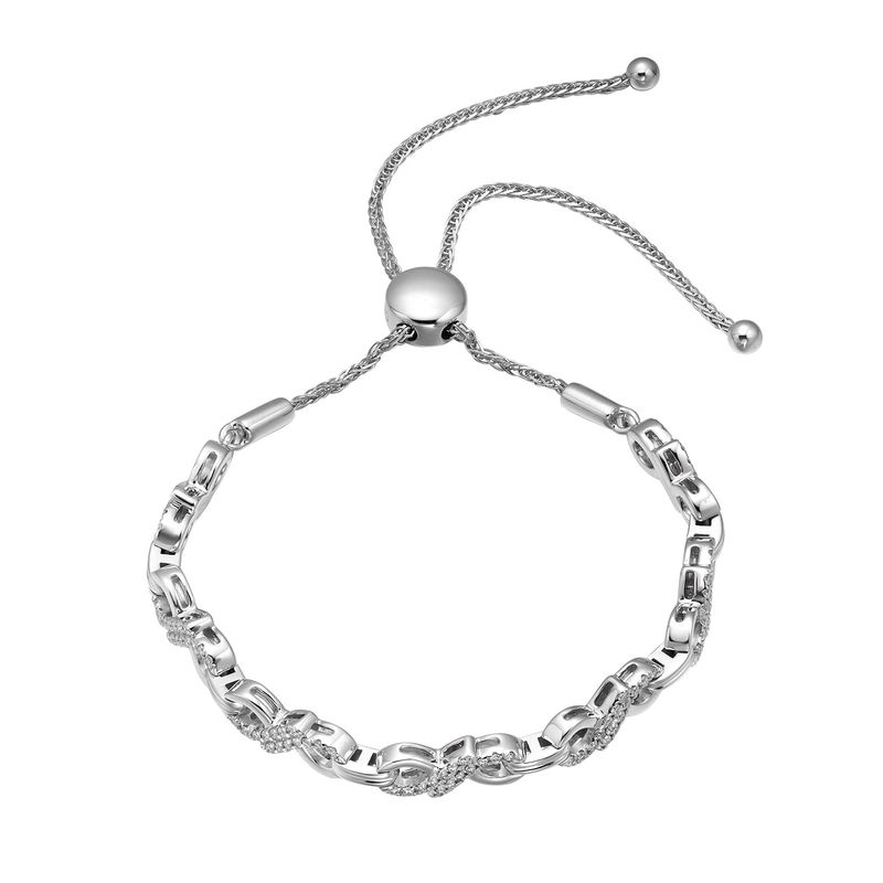 14K White Gold Natural Diamond  Bracelet MZ61185 Natural Diamond
