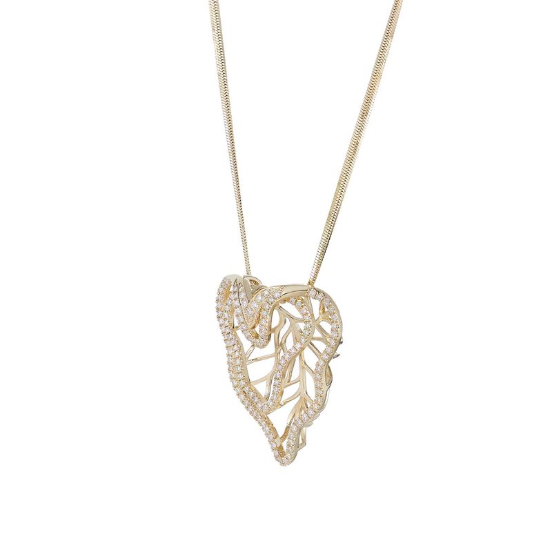 14K Yellow Gold Round Natural Diamond  Pendant  NecklaceMZ10209 Natural Diamond