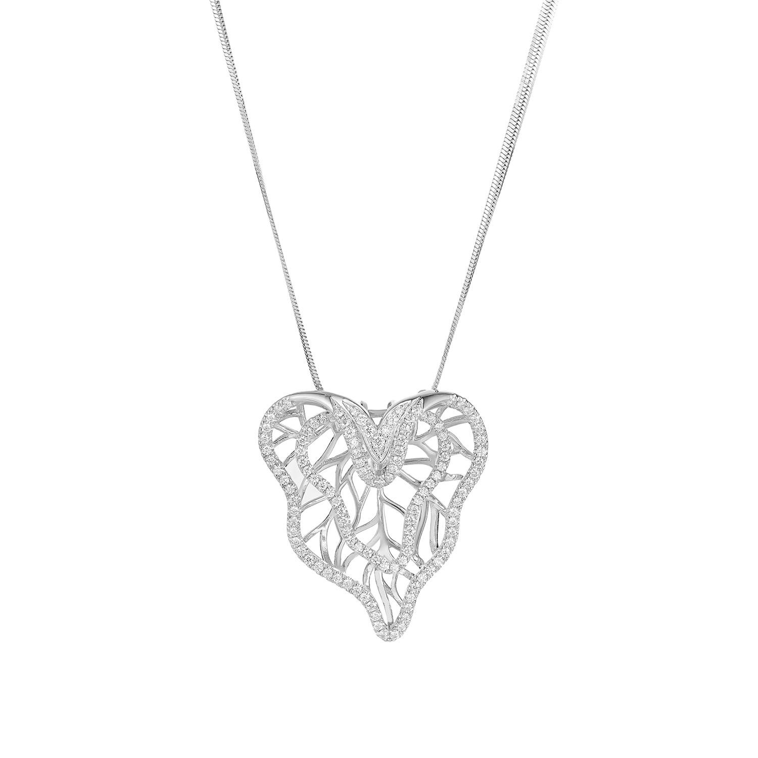 14K White/Yellow Gold Round Natural Diamond  Pendant  NecklaceMZ10209 Natural Diamond