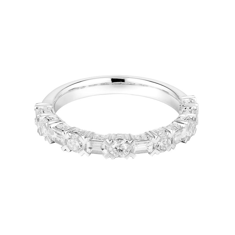 14K Rose Gold Natural Diamond  Wedding Band MZ1530