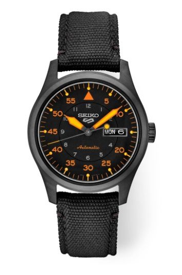 Seiko 5 Sports SS Blk Ct Automatic Black Dial