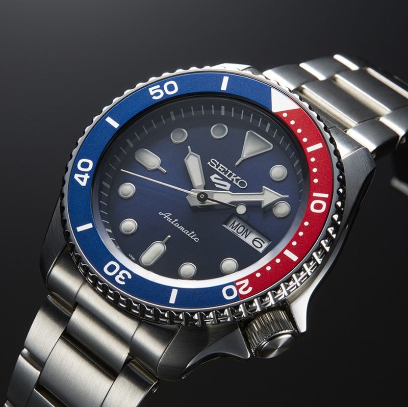 Seiko 5 Sports SS Automatic Blue Dial Watch SRPD53