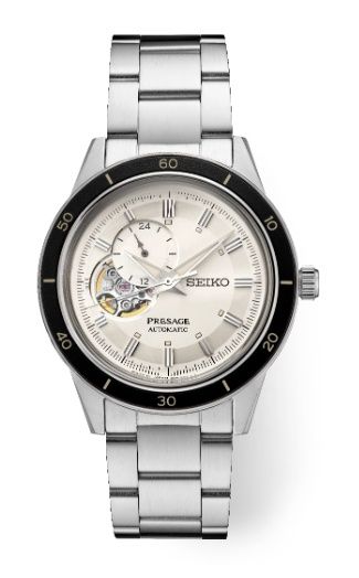Seiko Presage Style 60s SS Automatic Ivory Dial Watch SSA423
