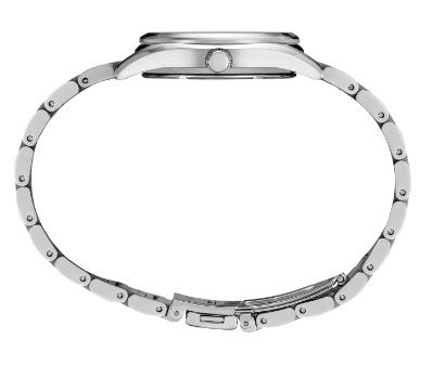 Seiko Diamonds Quartz Light Blue Dial Stainless Steel Women's Watch SUR581